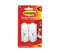 Command Hook Strips White 29 mm (W) x 0.029 m (L) Plastic 17068 Pack of 2