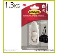 3M Command Metal Hooks Large, Medium, Small Damage Free Hanging Indoor outdoor