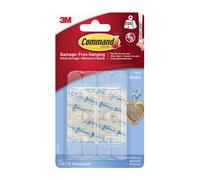3M Command Mini Clear Hooks with Clear Strips