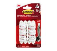 3M Command Mini Hooks 6 Hooks 8 Small Strips