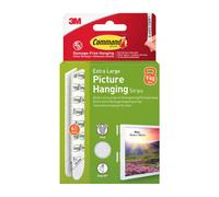 Set of 4 Command Xl Picture Hanging Strips White