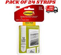 3M Command Picture Hanging Strips Heavy Duty Damage Free Wall Sticky Hooks Kit U