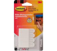 3M Command Picture Mounting Strips - 8 Small Strips with Strong Hold 2 Strips per Kilogram