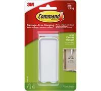 3M Command Large Canvas Hanger with Hook and Strips - White