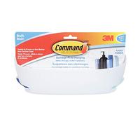 3M Command [Removable]: Shower Caddy with Water-Resistant Strips (Clear Frosted)