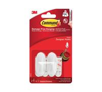 3M Command Small Oval Hooks with Command Adhesive Strips 17082