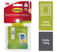 3M Command Small Picture Hanging Strips│12 Sets Value Pack