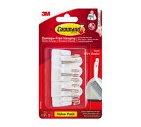 Command™ 17067-9VP White Wire Hooks Value Pack (Pack 9)