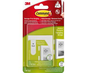 3M Command Strips Hooks Large, Medium, Small Damage Free Picture Poster Hanging