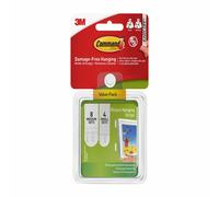 3M Command Picture Hanging Strips 12/Pack - 8 Medium & 4 Small White Sets