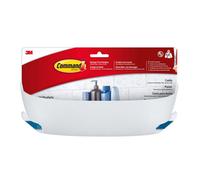 Command BATH11-ES Shower Caddy with Water Resistant Strips - Frosted