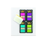 3M Company MMM680PPBGVA Sticky note Flags 1 Asst Bright Color with 12 Free 1 Hanging File Folder Tabs