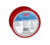 3M Construction Seaming Tape 8087CW, 1 Roll, Red, 48 mm x 50 m, Sheathing Tape for Seaming, Splicing, Sealing, and Repairing Moisture Barriers, Flexible in Cold Weather and High Heat