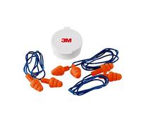 3M Corded Reusable Earplug, 3-Pair with Case, 90716-80025T Original Version