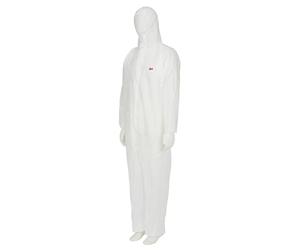 3M Coverall, 4500-W, White, L