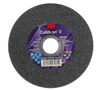 3M Cubitron 3 Cut-Off Wheel, 86580, 80+, T41, 125 mm x 0.8 mm x 22.23 mm, EN, 25/Pack