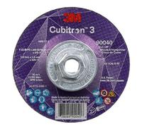 3M Cubitron 3 Cut-Off Wheel, 90040, 36+, T27, 4-1/2 in x 0.045 in x 5/8 in-11 (115 x 1.6 mm x 5/8-11 in), ANSI