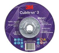 3M Cubitron 3 Cut-Off Wheel, 90047, 60+, T27, 6 in x 0.045 in x 5/8 in-11 (150 x 1.6 mm x 5/8-11 in), ANSI, Precision Shaped Grain, for Autobody and Marine Sheet Metal, Stainless Steel Tubing