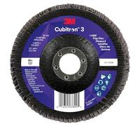 3M Cubitron 3 Flap Disc 1169F, 40+, T27-Flat, 5 in x 7/8 in, 10 ea/Case