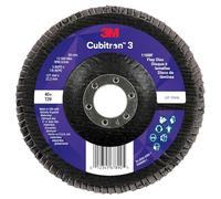 3M Cubitron 3 Flap Disc 1169F, 40+, T29-Conical, 5 in x 7/8 in, 10 ea/Case