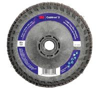3M Cubitron 3 Flap Disc 1169F, 60+, T27-Flat Quick Change, 4-1/2 in x 5/8 in-11, 10 ea/Case
