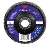 3M Cubitron 3 Flap Disc 1169F, 60+, T29-Conical, 5 in x 7/8 in, 10 ea/Case