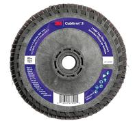 3M Cubitron 3 Flap Disc 1169F, 80+, T27-Flat Quick Change, 4-1/2 in x 5/8 in-11, 10 ea/Case