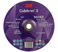 3M Cubitron 3 Depressed Center Grinding Wheel, 98418, 36+, T27
