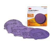 3M Cubitron II 87337 Stikit Disc, 5" Ceramic Alumina Abrasive, Purple, Compatible with Angle Grinder, Die Grinder