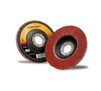 3M Cubitron II Flap Disc 967A - 40+ Grit Ceramic Precision Shaped Grain - Type 29 Angle Grinder Disc - Metal Grinding - 4.5" x 7/8" Arbor Hole - Pack of 10