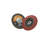 3M Cubitron II Flap Disc 967A 40+ T29 Quick Change 7 in x 5/8""""-11 Pack of 5 Medium Pressure Applications Light Deburring Scale Removal O