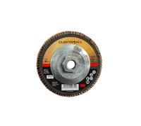 3M Cubitron II Flap Disc 967A, T27 Giant 4-1/2" x 5/8-11, 40+ Manufacturer Grade, Y-Weight (Pack of 10)