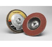 3M Cubitron II Flap Disc 967A, T29 Quick Change, 4-1/2 in x 5/8-11, 80+, 10 per case