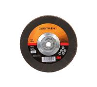 3M Cubitron II Flap Disc 967A, T29 Quick Change, 7 in x 5/8-11, 40+, Giant, 5 per case