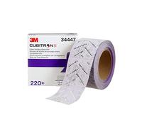 3M Cubitron II Hookit Abrasive Sheet Roll, 34447, Multi-Hole, 70 mm x 12 m, 220+ Grade, Automotive Sanding Roll Sandpaper for Coating Removal, Body Repair, Auto Sanding