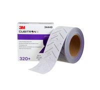 3M Cubitron II Hookit Abrasive Sheet Roll, 34449, Multi-Hole, 70 mm x 12 m, 320+ Grade, Automotive Sanding Roll Sandpaper for Coating Removal, Body R