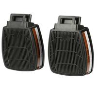 3M D8095 Secure Click A2p3 R Filter Dual Flow Black Size N/A