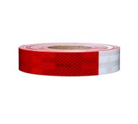 3M Diamond Grade 983-23 ES Red / White Reflective Tape - 2 in Width x 150 ft Length - 0.014 to 0.018 in Thick - 31031 [PRICE is per ROLL]