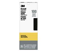 3M Drywall Sanding Sheets 4 3/16-in by 11 1/4-in 100C-Grit 25-Pack
