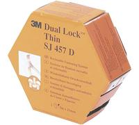 3M Dual Lock Reclosable Fastener Low Profile SJ457D, 25 mm x 10 m, 2.5 mm