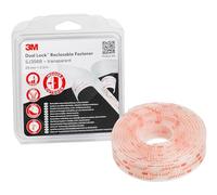 3M Dual Lock Reclosable Fastener SJ356B - designed to give a translucent appearance (glass, acryl glass (PMMA), polycarbonate) - 25mm x 2.5m, engaged