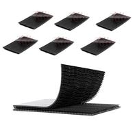 3M Dual Lock SJ3550 5cm x 7.62cm 6PCS Black Reclosable Fastener Heavy Duty Interlocking Tape Mushroom Shaped Sticky Hook Lock Mounting Tape for EZ Pass Holder Indoor Outdoor Use