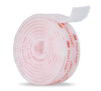 3M Dual Lock SJ3560 25mm x 1.9m Clear 1 Pack Reclosable Fastener Mounting Tape Interlocking Mushroom Shaped Strong Adhesive Hook Lock Sticky Tape for Indoor and Outdoor