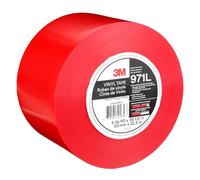 3M Durable Floor Marking Tape 971L, Red, 101.6 mm x 33 m, 0.43 mm, Individually Wrapped Conveniently Packaged
