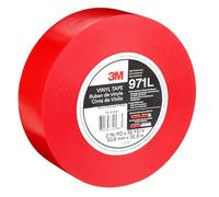 3M Durable Floor Marking Tape 971L, Red, 50.8 mm x 33 m, 0.43 mm, Individually Wrapped Conveniently Packaged
