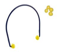 3M E-A-R Caps Banded Earplugs, 23 dB, Blue (1 Pair)