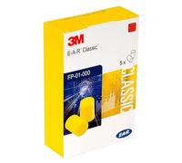 3M E-A-R Classic Earplugs, 28 dB, Uncorded, 5 Pairs/Box, FP-01-000