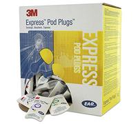 3M E-A-R Express Earplugs, Corded, EX-01-001, 100 per Package