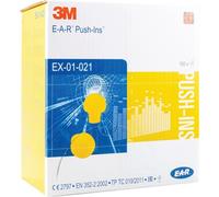 3M EAR EX-01-021 Push-in Uncorded Ear Plugs (BOX-100 Pairs)
