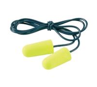 3M E-A-R Soft Yellow Neon Earplugs ES-01-005, 36 dB, Corded - Foam plugs with vinyl cord for high hearing protection and comfort - 1x 2000 Pairs